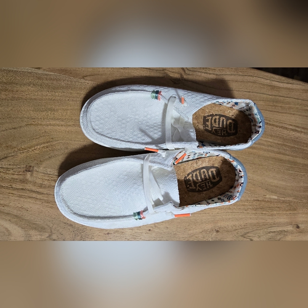 Hey Dude White Casual Shoes